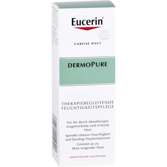 Eucerin DermoPure Therapiebegleitende Feuchtigkeitspflege, 50 Ml Crème