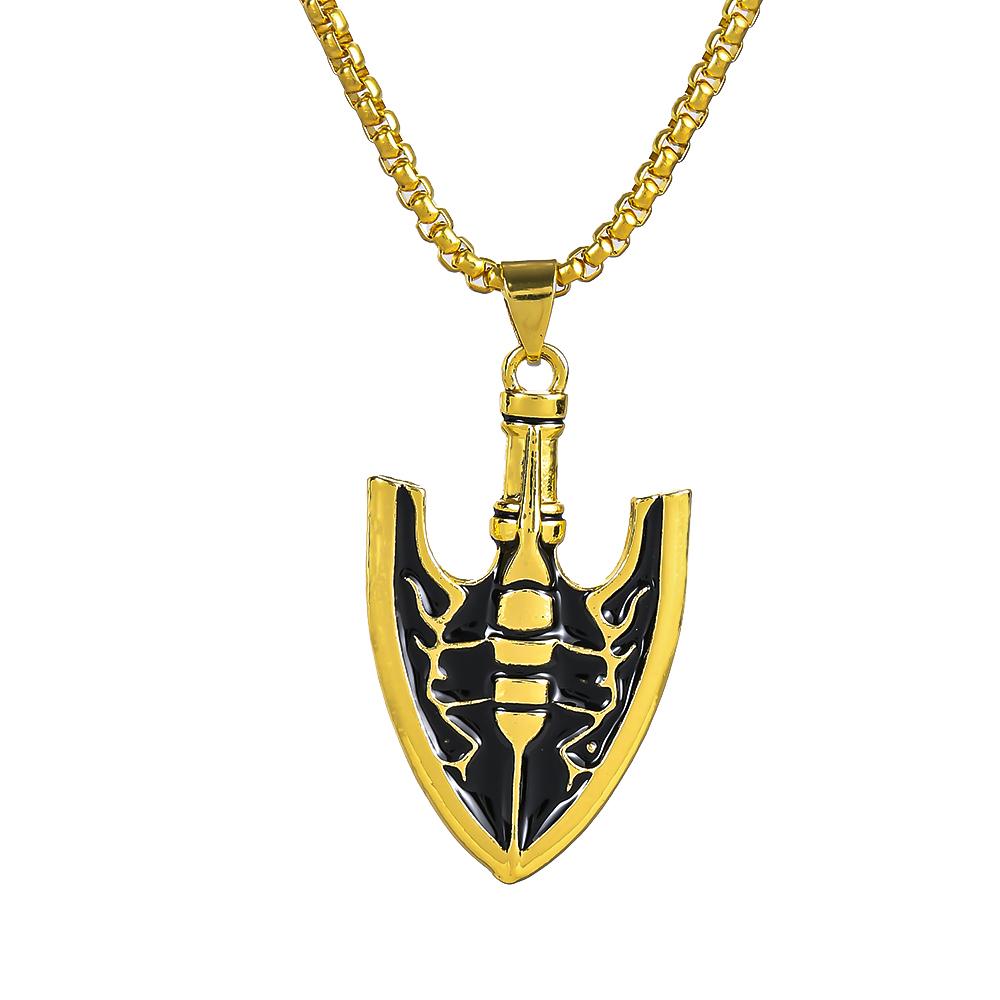 Anime JOJOS BIZARRE ADVENTURE Keychains Kujo Jotaro Arrow Metal Key Chain Pendant Chain Choker Keyring Charm Jewelry Gifts