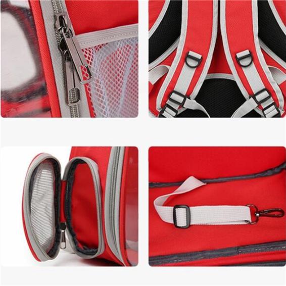 TDZQCat Сумка-переноска Дышащий Прозрачный Рюкзак Для Щенков Коробка-Клетка Маленькая Дорожная Сумка-Переноска Для Домашних Животных Космическая Капсула