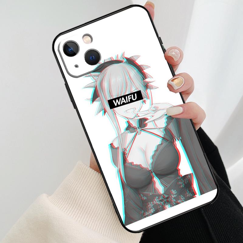 Сексуальная Манга Девушка Чехол для Телефона Для iPhone 17 Pro Max 16 15 14 11 12 13 Pro Max mini 15 16 Plus 16e 17 Air Cover