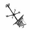 Stainless Steel Weather Vane Retro Farm Scene Garden Stake Weathervane Professional Measuring Tools