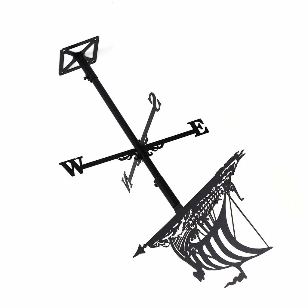 Stainless Steel Weather Vane Retro Farm Scene Garden Stake Weathervane Professional Measuring Tools