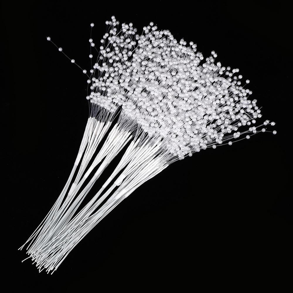 100pcs ABS Material Pearl Sticks 3mm Bead DIY Accessories String Pearls  Wedding Party