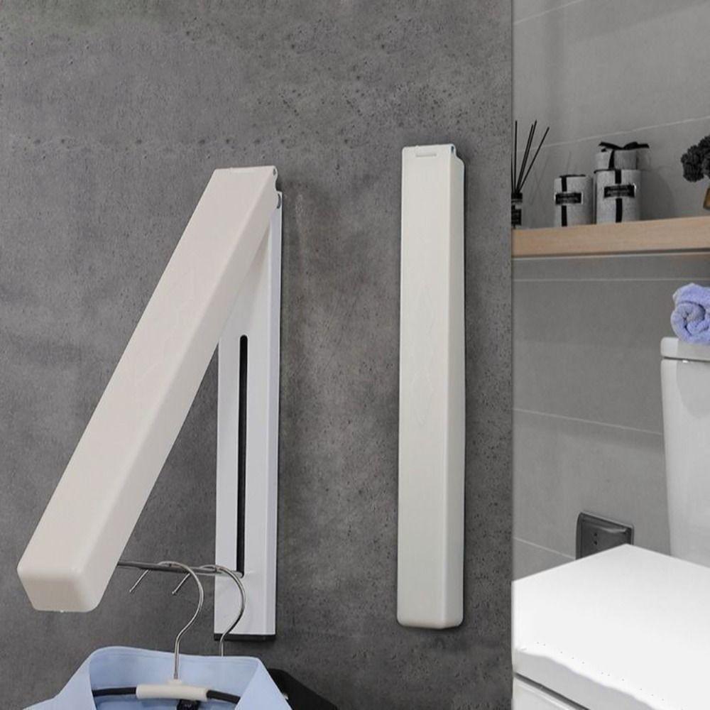 Домашняя выдвижная настенная складная вешалка для полотенец Вешалка для одежды Стеллаж для хранения Организация одежды