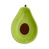 Creative Avocado Shaped Ceramic Dish Home Fruit Salad Plate Dessert Bowl Cartoon Tableware Dumpling Dipping Sauce Seasoning Dish