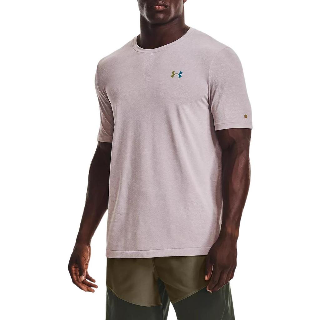 Under Armour RUSH Футболка с коротким рукавом Мужская Известняково-белая 1370441-279