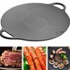 Аксессуар для барбекю Корейский стиль BBQ Сковорода-гриль Антипригарная Без покрытия Сковорода для жарки на гриле с ручкой Круглая пластина-гриль Для улицы