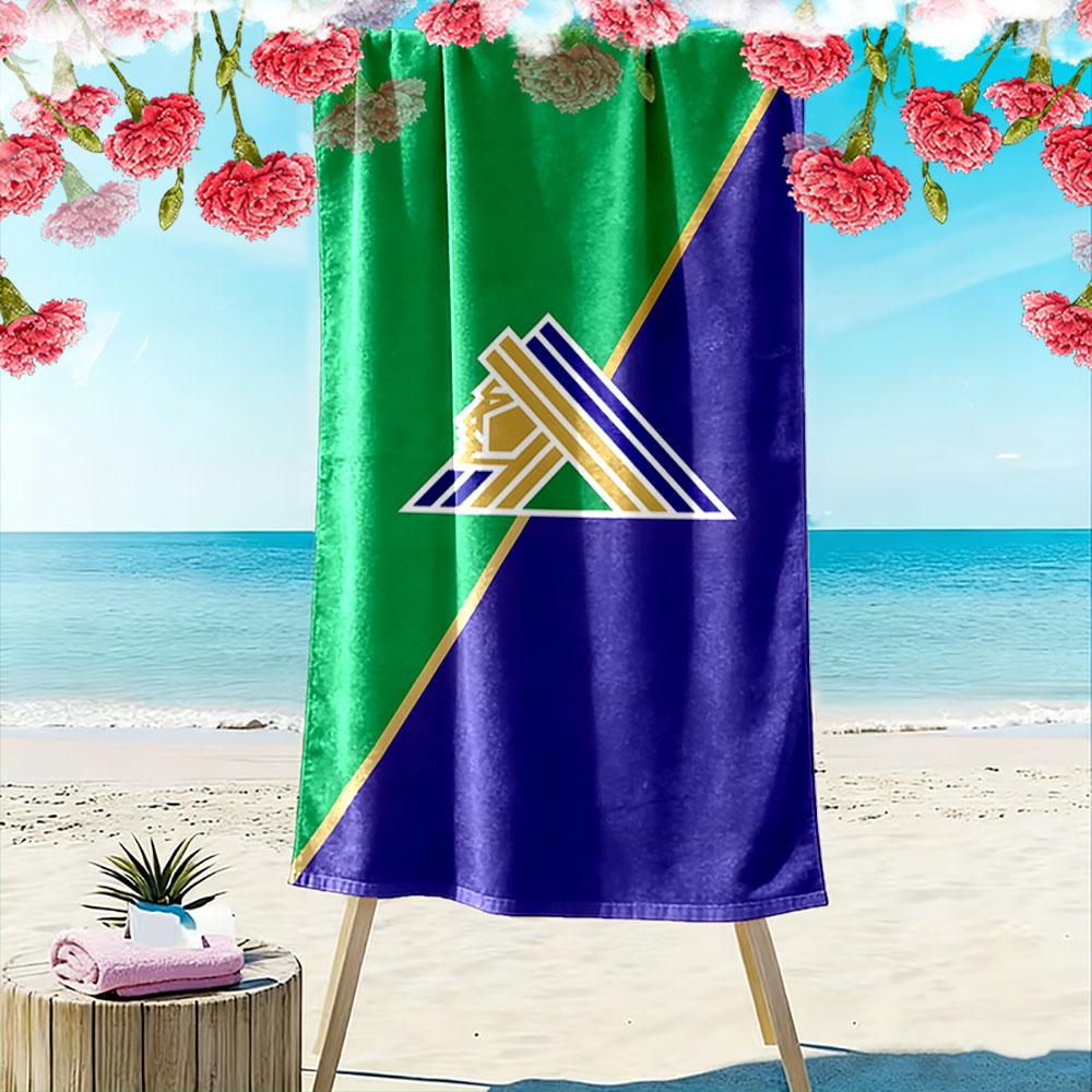 Geometric Tribal Design Beach Towel Patterned beach towel quick dry perfect for travel outdoor sports jogging the beach and swimming