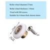 10pcs Shower Door Rollers Pulley Bathroom Sliding Glass Door Wheels sliding door wheels rollers Bathroom Door Replacement Part