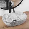 Umywalka amelia mini 38 stone matt - nablatowa sku rea-u9109