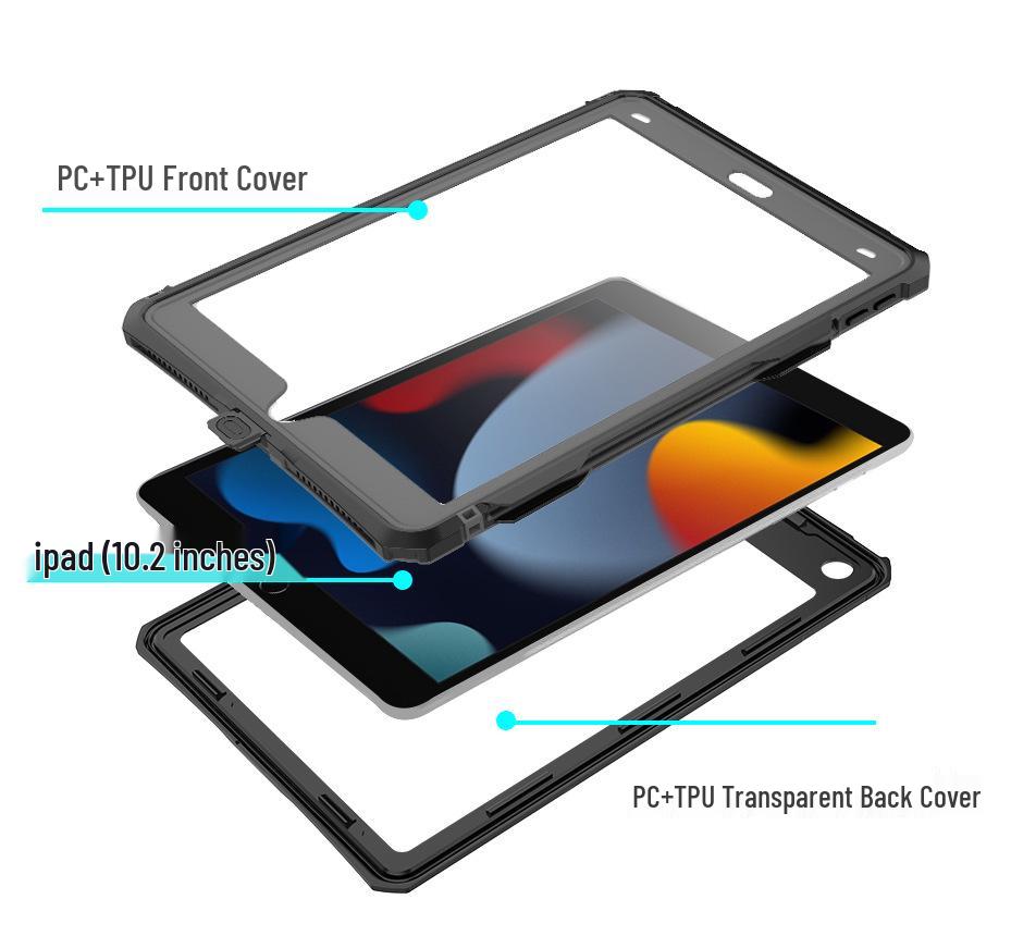 Водонепроницаемый ударопрочный чехол Красный перец для iPad 7/8/9/10.2