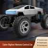Remote Control Off-road Cyber Pickup Truck: 2.4G High-Speed 4WD Big Foot Model for Kids.