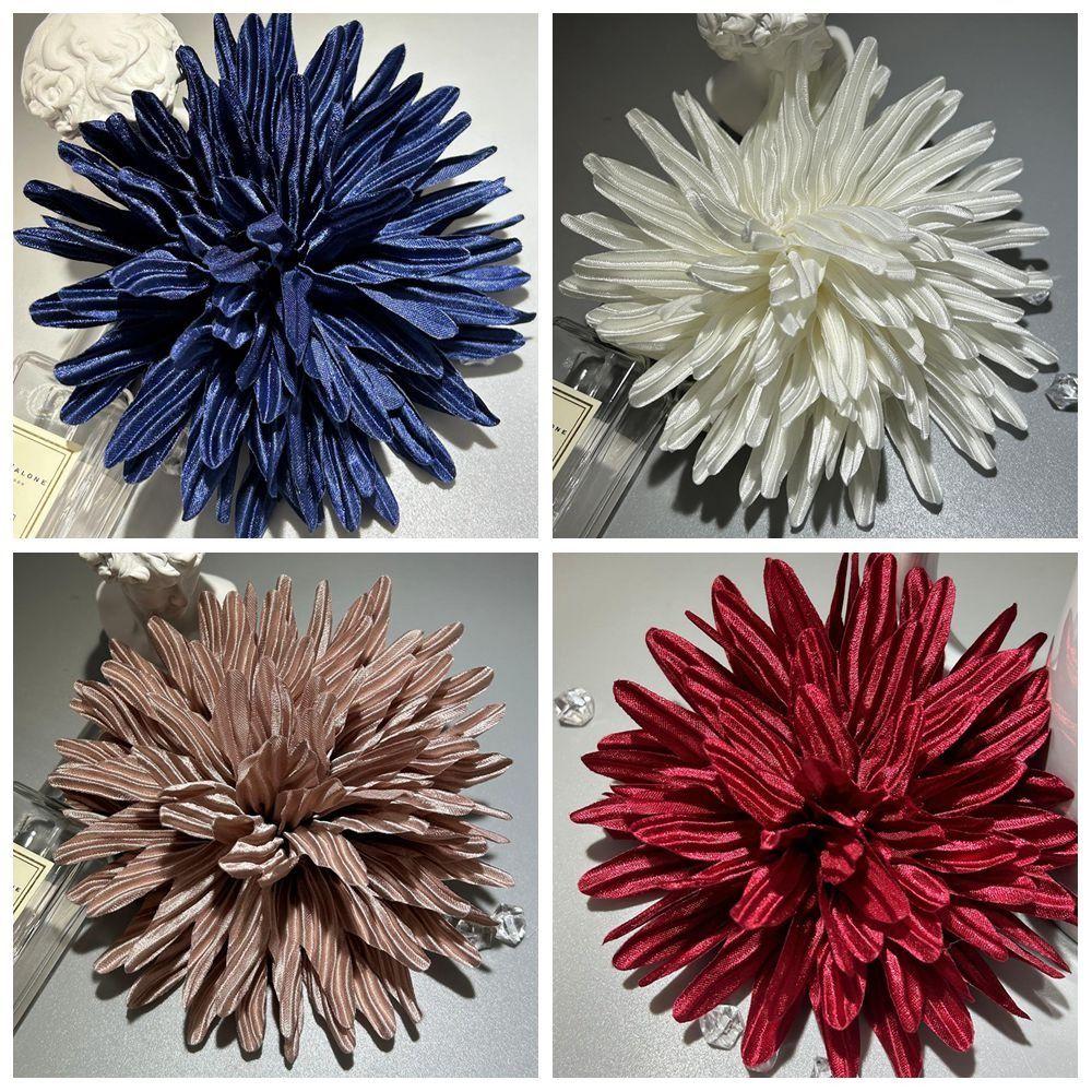 Suit Sweater Coat Large Flower Brooch Fabric Handmade Accessories Pin Brooch New Corsage