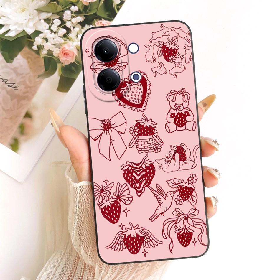 For Vivo Y05 Y11d 2026 Cute Cat Flower Cartoon Phone Case For Vivo Y11D Y05 4G Shockproof Soft Silicone Covers Bumpers