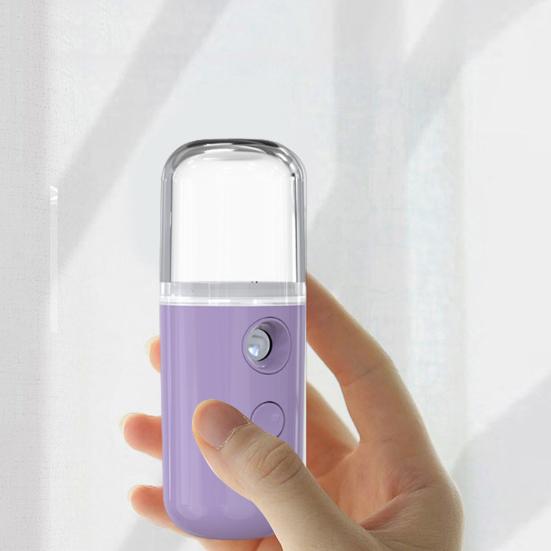 Mini Travel Steamer Cordless USB Rechargeable 30ml Water Tank Handheld Clothes Steamer Portable Facial Hydrating Device for Travel Home