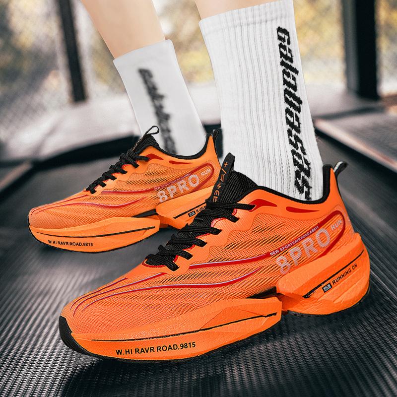 Большой размер 45 Carbon Plate Marathon Shoes Men Casual Sneakers Удобные легкие спортивные кроссовки для бега унисекс Tenis Walking Shoes