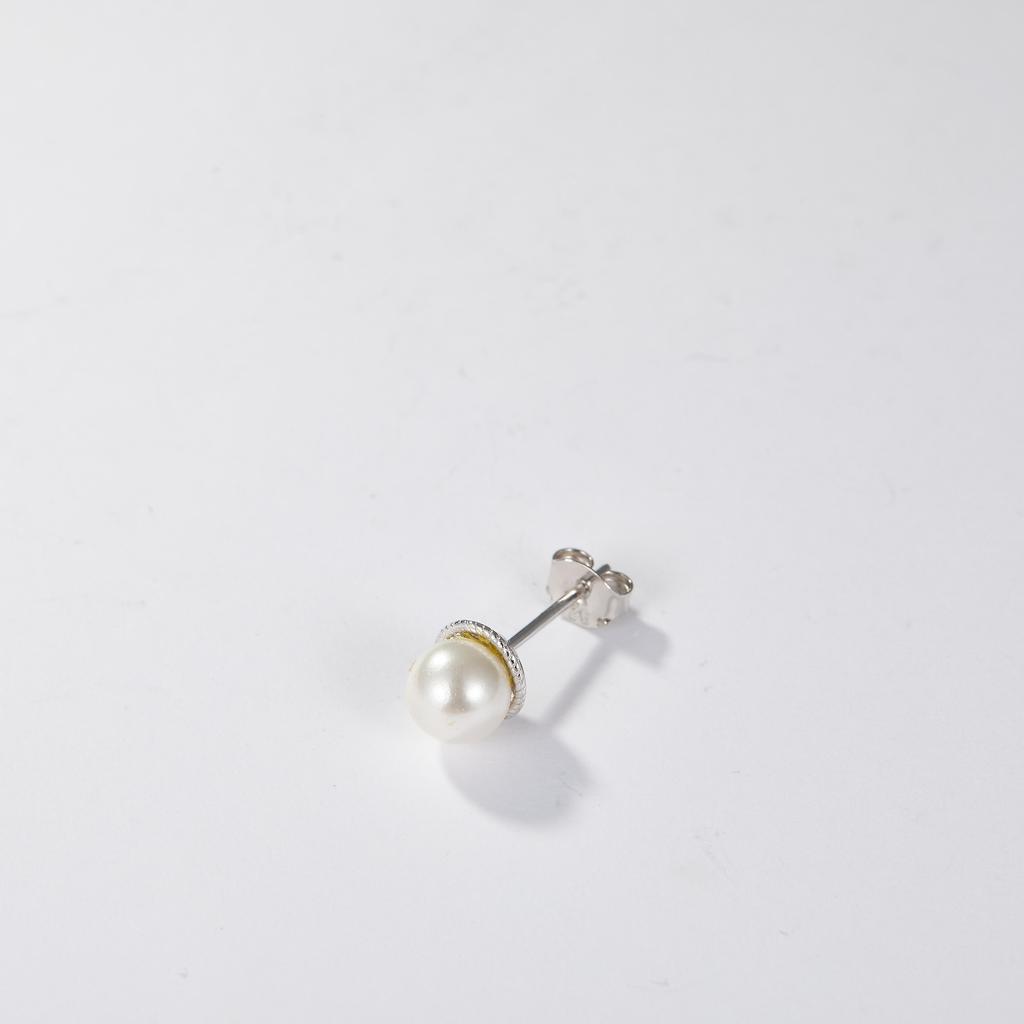 Жемчужная серьга 925 Серебряные уникальные серьги-гвоздики с жемчугом для женщин
