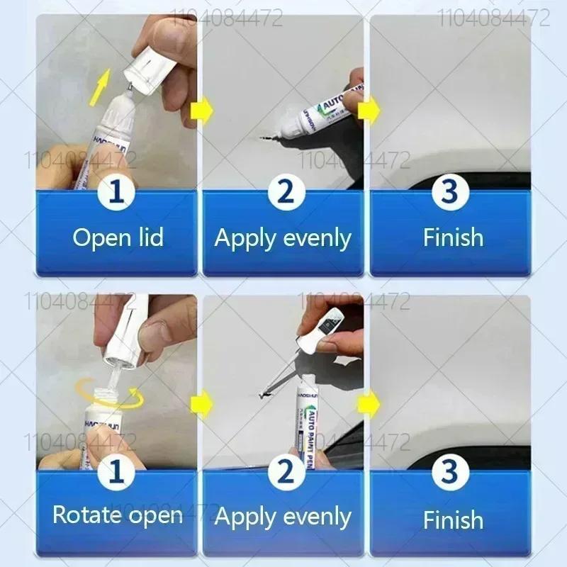 For Mazda CX30 2024 2019-2025 Paint Repair Pen Touch Up Scratch Remover DIY Auto Accessories Black White Sliver Blue Brown Grey SW0