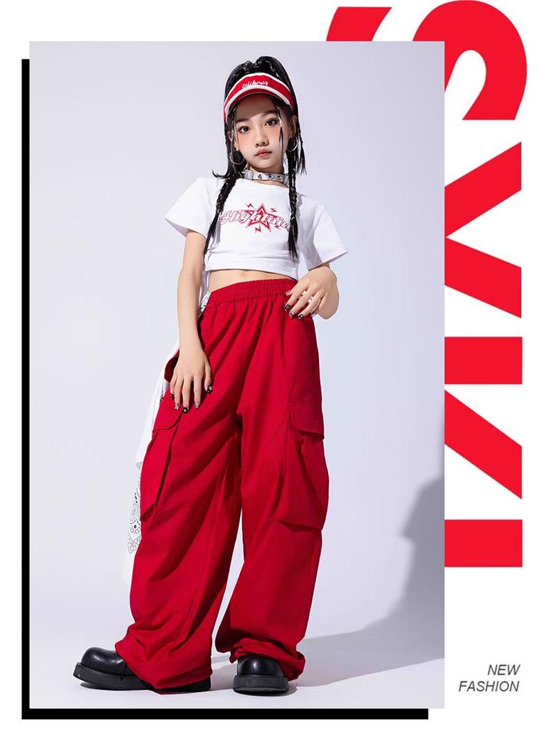 Hip Hop Style Street Dance Costumes for Kids: Trendy Summer Jazz Dance Outfits for Boys and Girls
