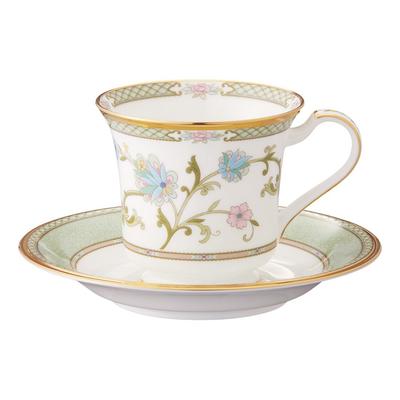 Американская чашка-блюдце Noritake 220 куб. см Yoshino Green Bone China & Y59589/9983