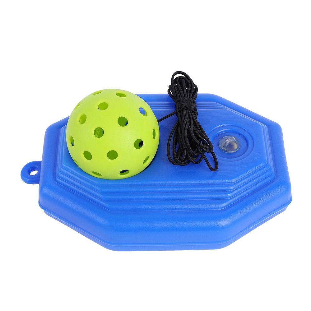 Синий Тренажер для пиклбола 40 отверстий Мяч для отскока Прочный Тренажер для пиклбола для одиночных тренировок В помещении и на улице