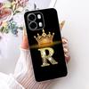 Для OPPO A6s CPH2789 2026 Модный чехол для телефона с буквой и короной Для Oppo A6S 5G Мягкие силиконовые чехлы из ТПУ