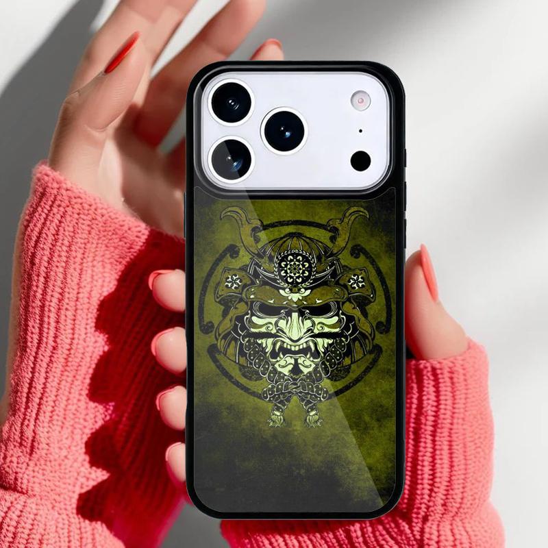 Hannya Demon Oni Phone Case for iPhone 17 16 15 14 13 Pro Max Back Cover for 12 11 Pro Coque