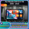 Android 14 Carplay Auto Для Mazda CX9 CX-9 TB 2006 2007 2008 2009 2010 2016 Автомагнитола Мультимедийный плеер Видео Стерео WIFI+4G DSP