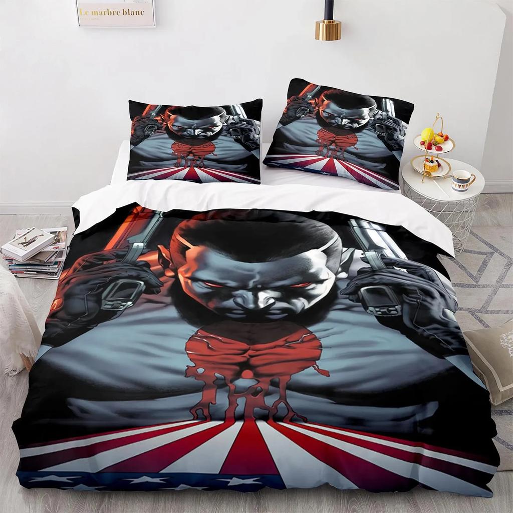 Постельное белье BloodShot Набор Blood Warrior Пододеяльник Покрывало для спальни Односпальное Двуспальное King Size Чехол для одеяла Домашний текстиль Инструмент