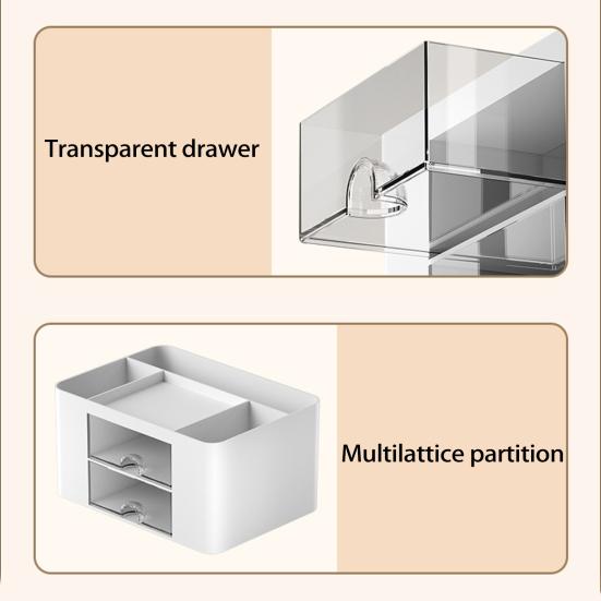 Ящик для хранения косметики, перегородка для хранения канцелярских товаров, прочный держатель с несколькими сетками, держатель для хранения канцелярских принадлежностей для студентов, прочный магазин