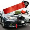 Universal Sports Red High Strength Racing Tow Strap Set for Front Rear Bumper