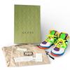 Безупречные высокие кроссовки GUCCI BASKET Винтажная обработка разноцветные 37 661310 Б/у