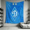 Dynamo Kyiv Wall Hanging Printed Fabric Blanket Decorative Tapestries for Bedroom Living Room Home Decor