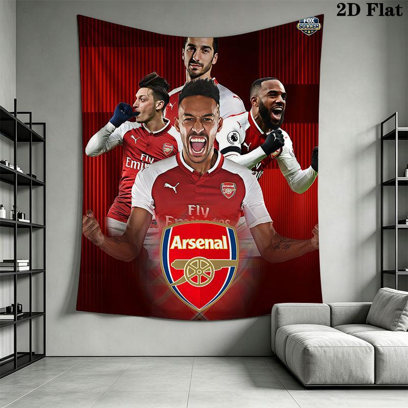 Arsena team Wall Hanging Printed Fabric Blanket Decorative Tapestries for Bedroom Living Room Home Decor