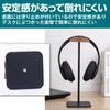 HAMILO Headphone Stand Wooden Aluminum Alloy Gaming Tabletop Headset