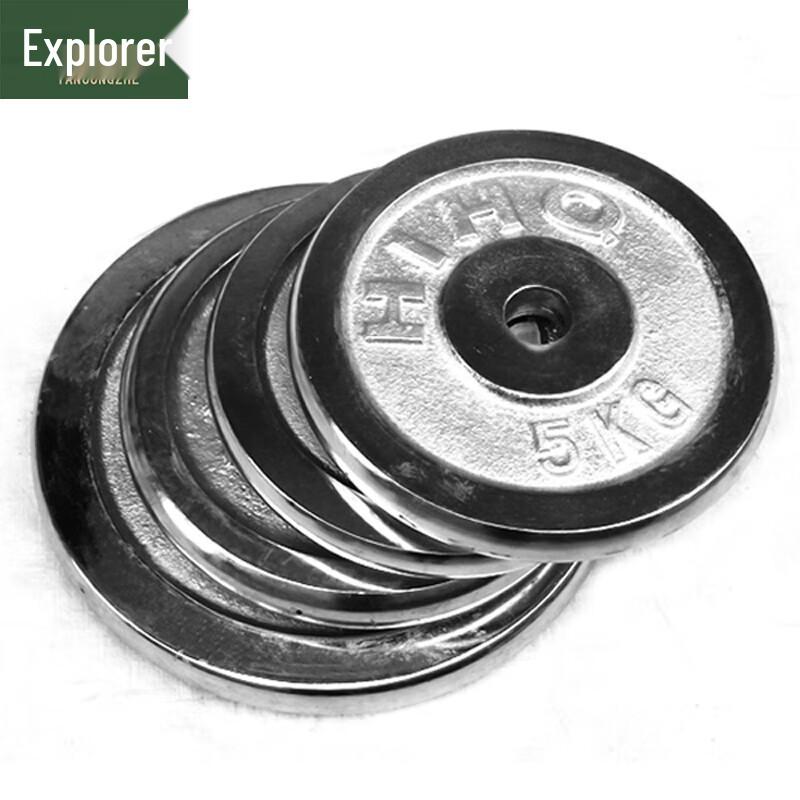 Весовая тарелка для штанги и гантелей Explorer с покрытием