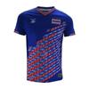 Football Jersey Classic Retro Shirt Soccer Futsal Cheer Printed National Thailand Blue Polyester Microfiber