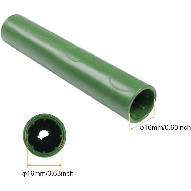 10/20/50 шт., соединительные трубы для поддержки растений, 8/11/16/20 мм, колья, прививочные палки, соединители, лозы, части восходящих растений, садовый инструмент