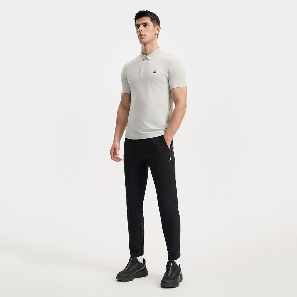 Fila Удобные, приятные к коже, универсальные, мягкие вязаные спортивные штаны, мужские брюки A11M531606F-BK