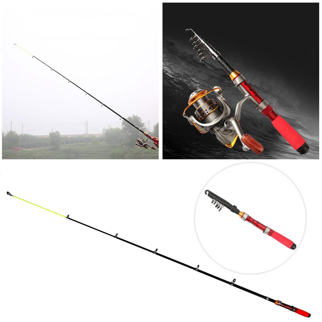Telescopic Fishing Rod UltraShort Hard Bait Casting Portable Rotary Rod Fishing