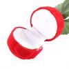 Romantic Storage Earring Engagement Pendant Red Velvet Necklace Wedding Ring Gift Jewelry Rose