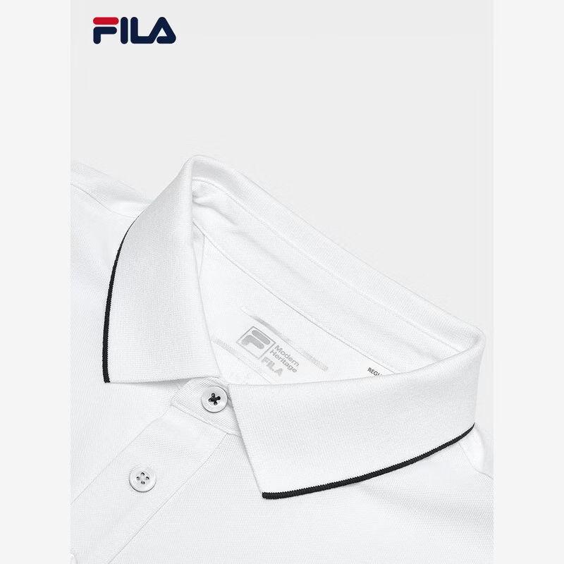 Fila Мужская вязаная футболка-поло с коротким рукавом