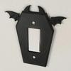 Halloween Switch Cover Dark Style Home Decoration Gothic Style Coffin Design Socket Decoration Switch Panel Cool 1PC