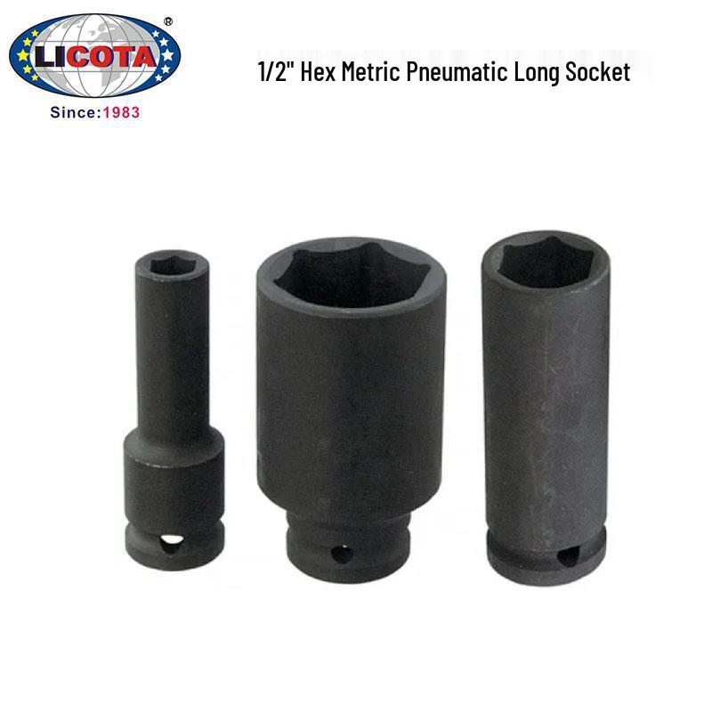 LICOTA Набор пневматических шестигранных метрических головок 1/2" 26-38 мм A4026L