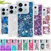 Чехол M6 Pro для Fundas Xiaomi Poco M6 Pro Cover Glitter Dynamic Liquid Case для Xiomi PocoM6 M 6 M6Pro 4G Phone Cases Etui