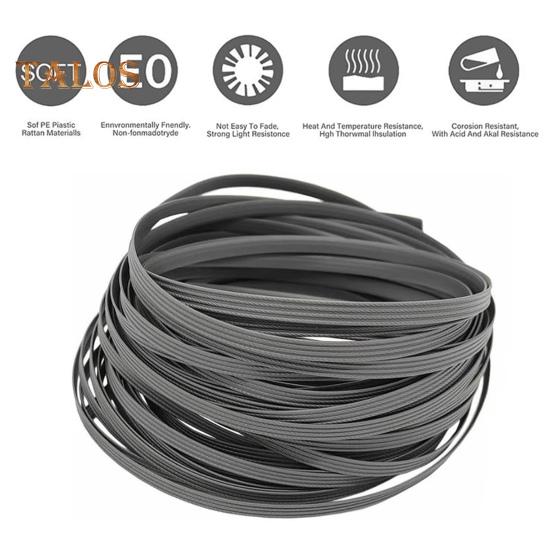 Инструменты для ремонта плетеных изделий Набор для ремонта синтетического ротанга с тиснением Высокопрочный водонепроницаемый инструмент для ремонта плетеных изделий из ротанга, устойчивый к ультрафиолетовому излучению