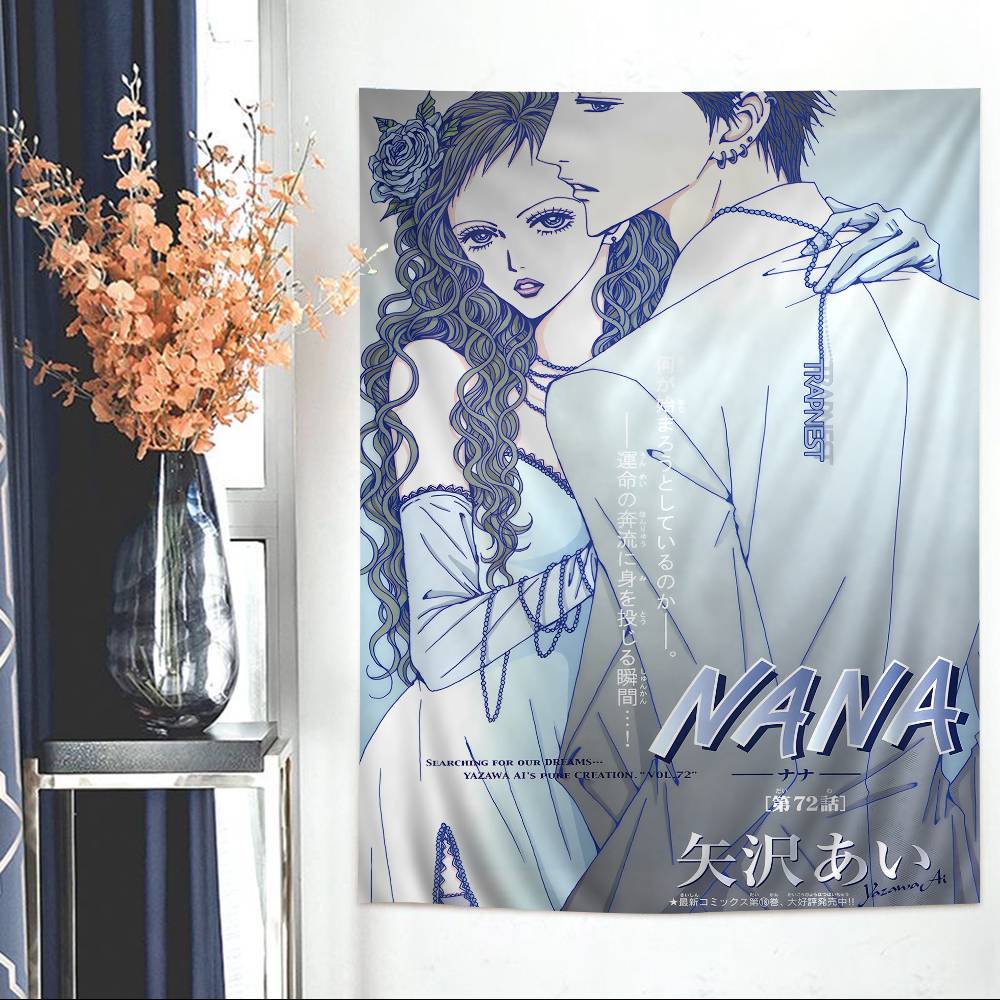 Popular NNana Anime Hanging Bohemian Tapestry Bohemian Wall Tapestries Mandala Kawaii Room Decor