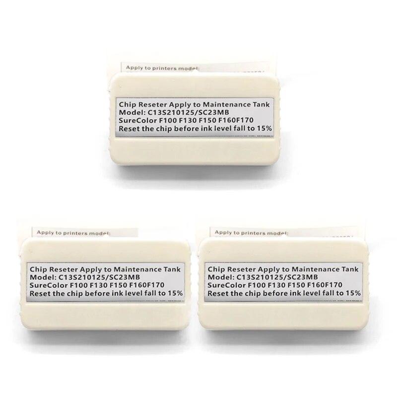 F170 C13S210125 S2101 S210125 чип-декодер SC23MB для Epson SureColor F100 F130 F150 F160 F170, устройство для сброса коробки обслуживания принтера