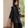 Xinfeyu Hooded Double-Faced Wool Blend Coat