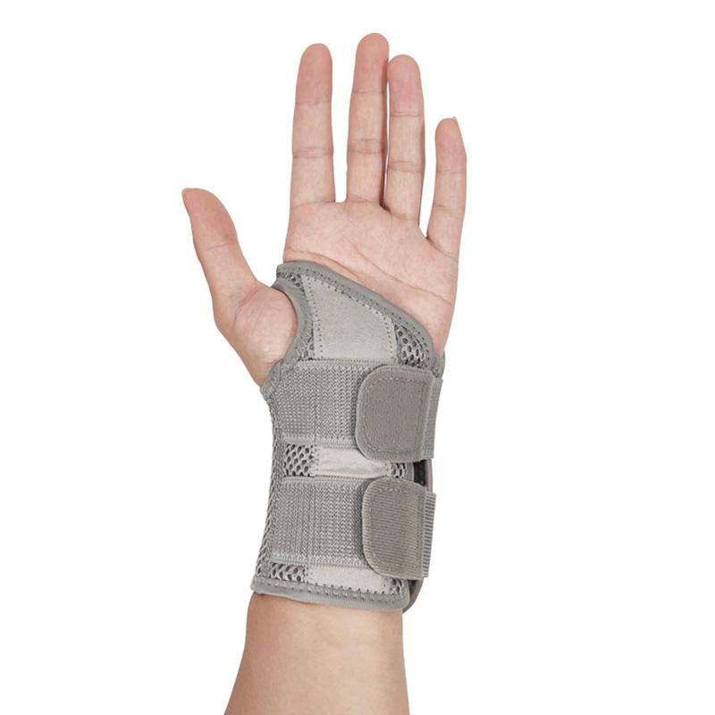 Регулируемый ручной бандаж, спортивный браслет, поддержка запястья, шина, растяжение связок, фиксированная повязка на запястье, 1 шт.